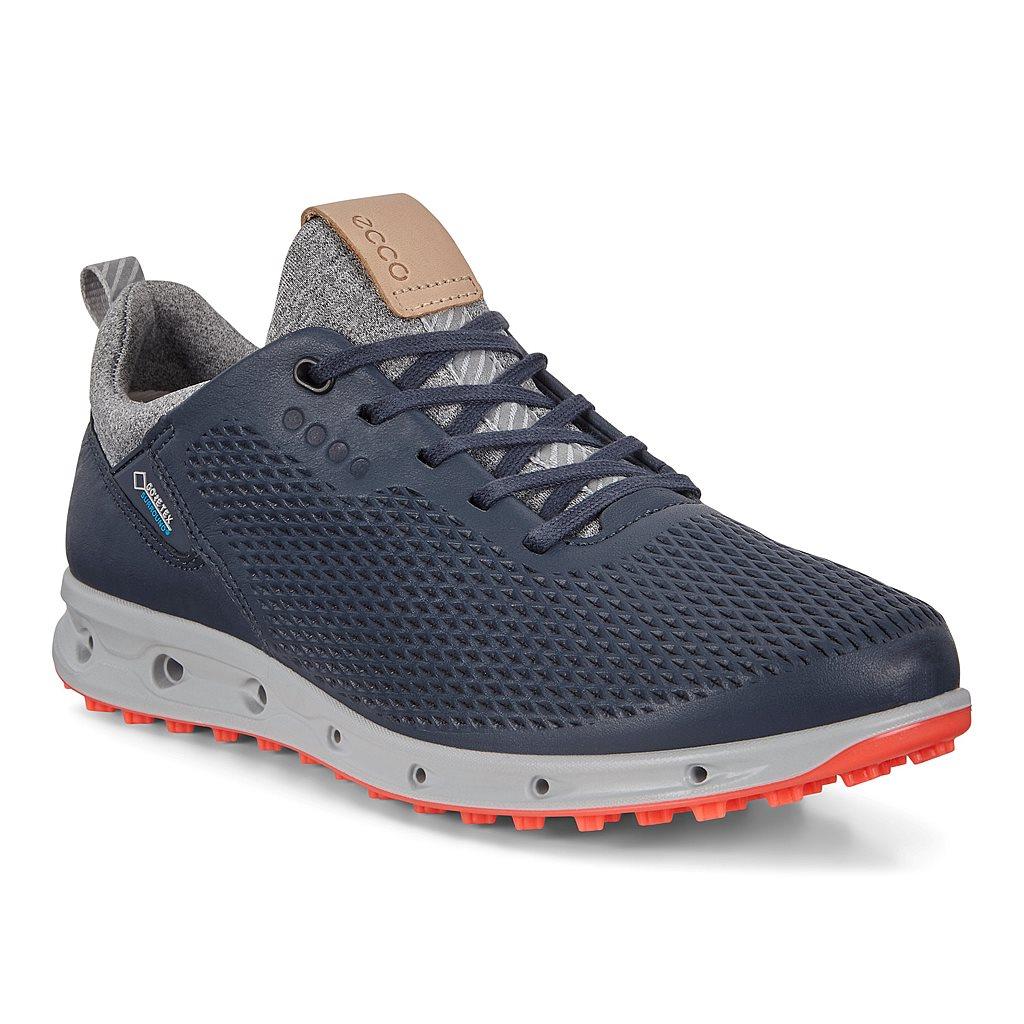 Chaussures De Golf Ecco Golf Cool Pro Femme Bleu 7109-GFMYV